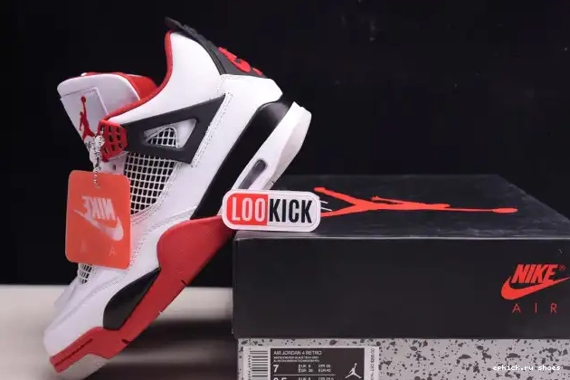 Rep 4 Air Jordan Red (2020) Fire DC7770-160 Retro 0508